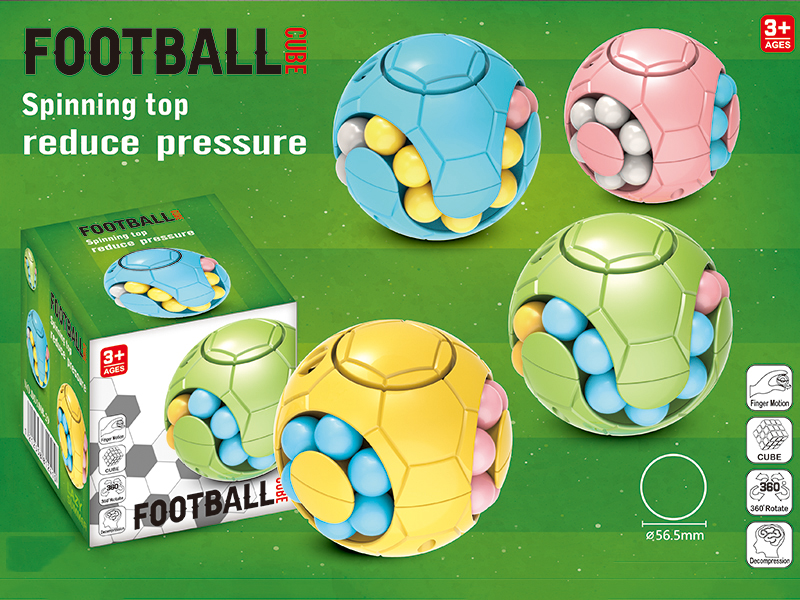 Football Cube Spinning Top