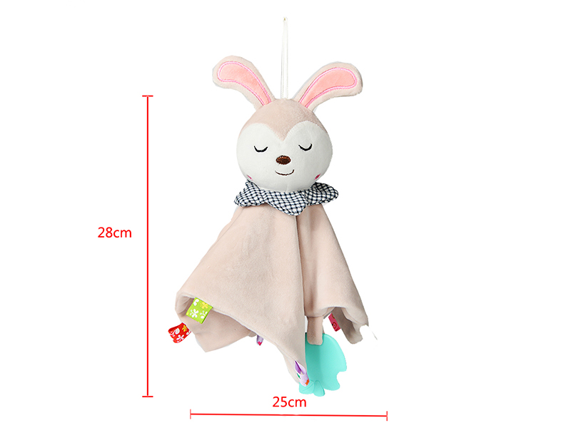Rabbit Baby Soothing Towel With Teether