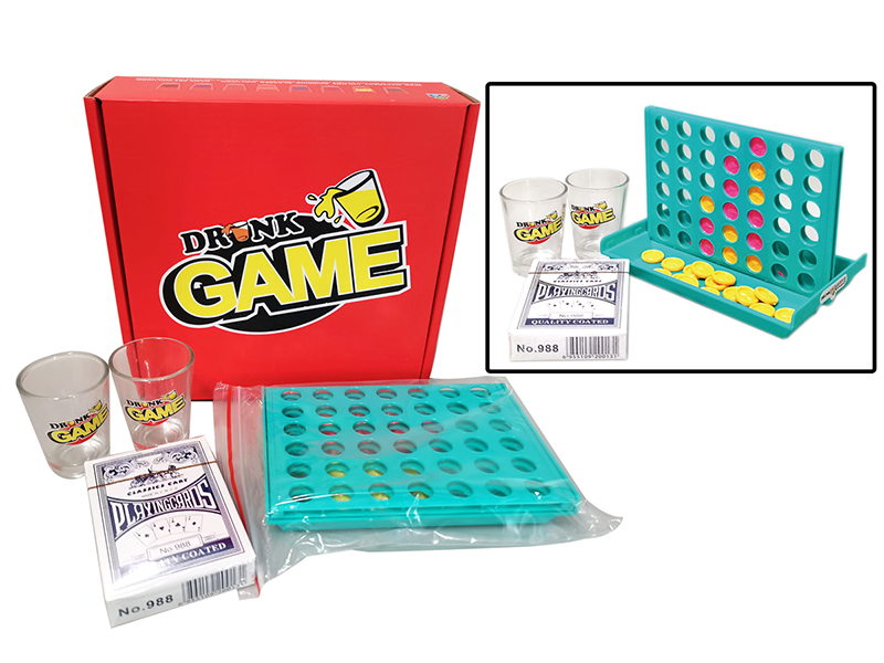 4-In-A-Line Chess Drunk Game