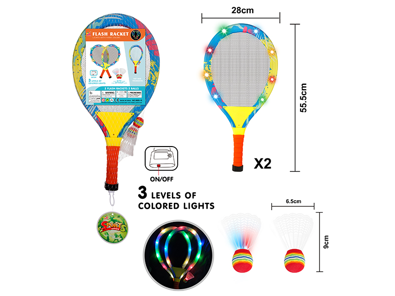Flash Fabrics Tennis Racket