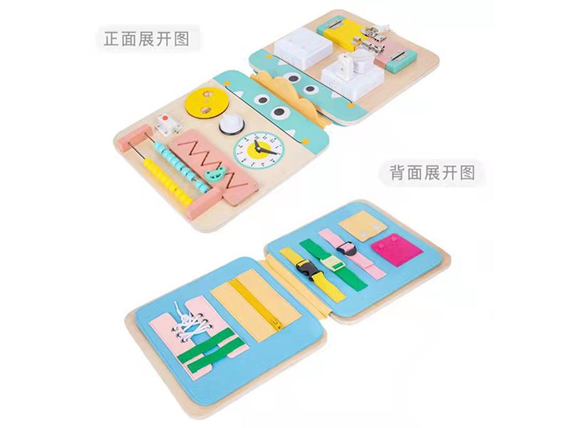 Wooden 2 In 1 Busy Board