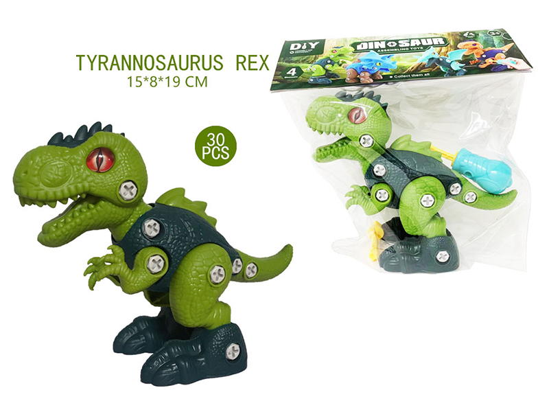 DIY Assembly Tyrannosaurus Rex(Manual Screwdriver)