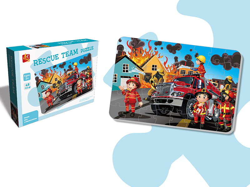 48PCS Rescue Team Puzzles