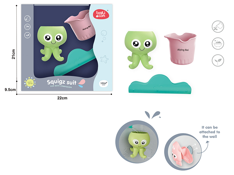 Wall Suction Bathroom Water Toy