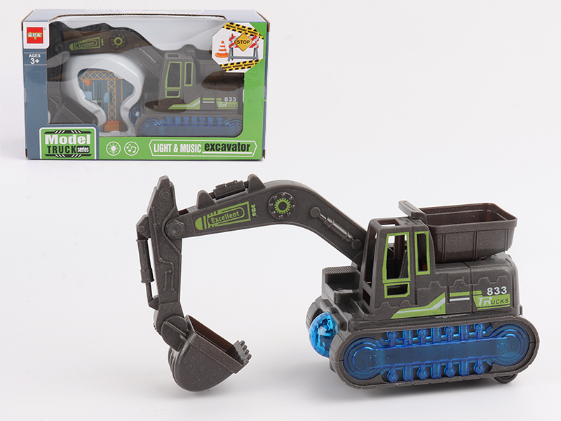 B/O Simulated Excavator With Sound And Lights