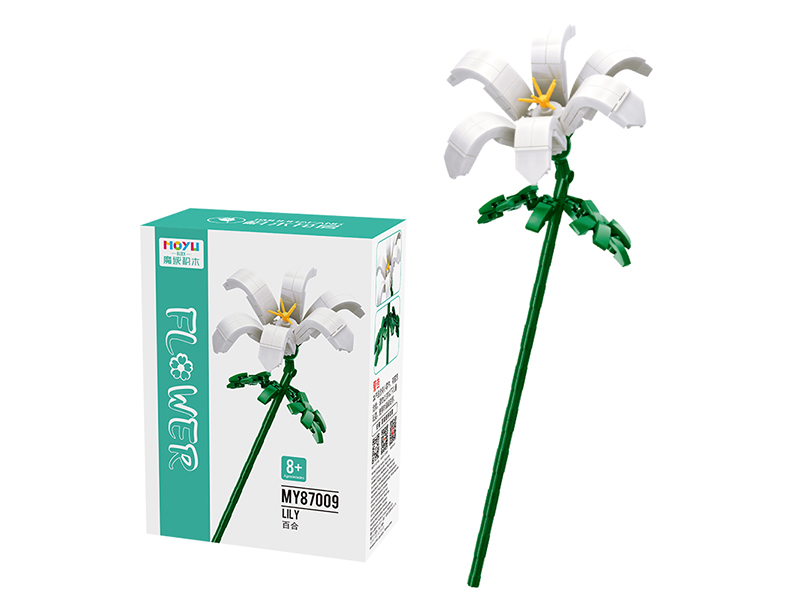 White Lily Assembled Building Block