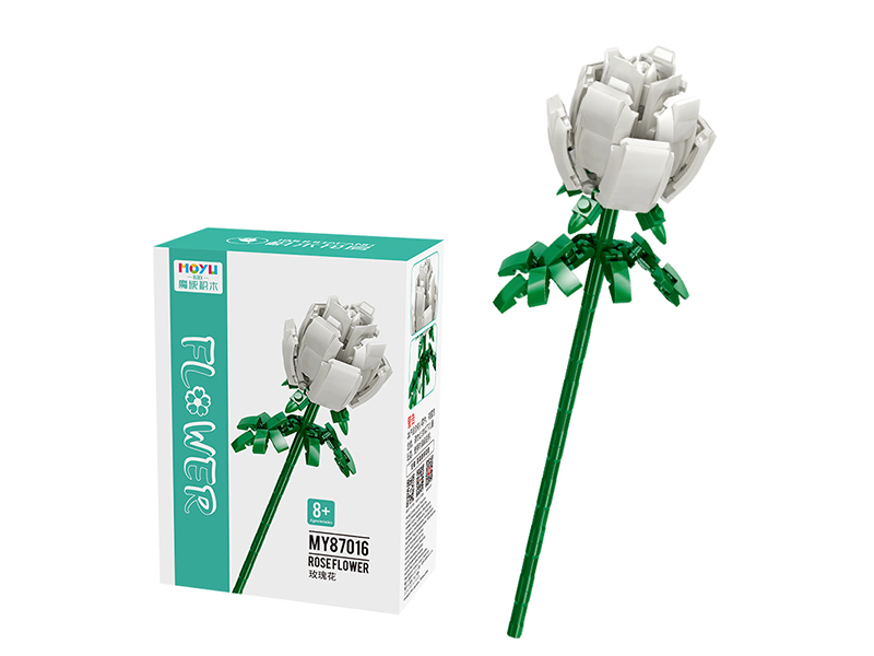 White Rose Assembled Building Block