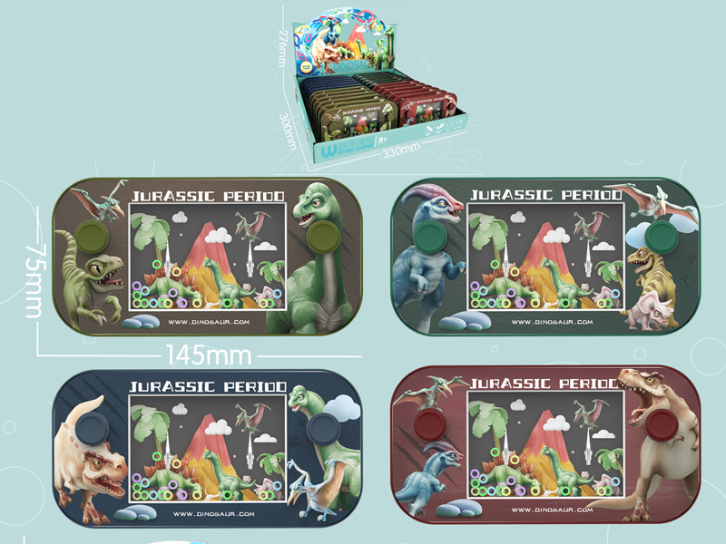 24PCS 3D Dinosaur Water Game