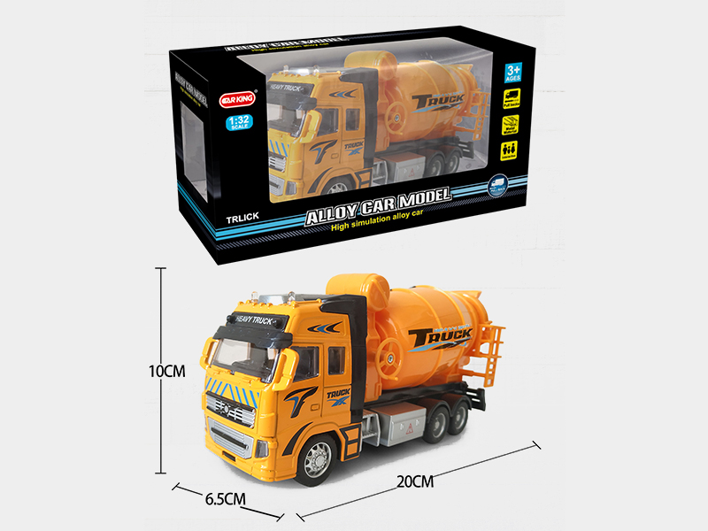 High Simulation Alloy Pull Back Concrete Mixer