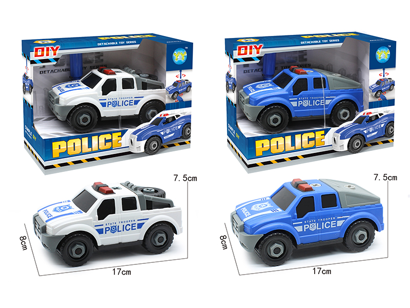 DIY Assembly Slide Jeep/Police Car
