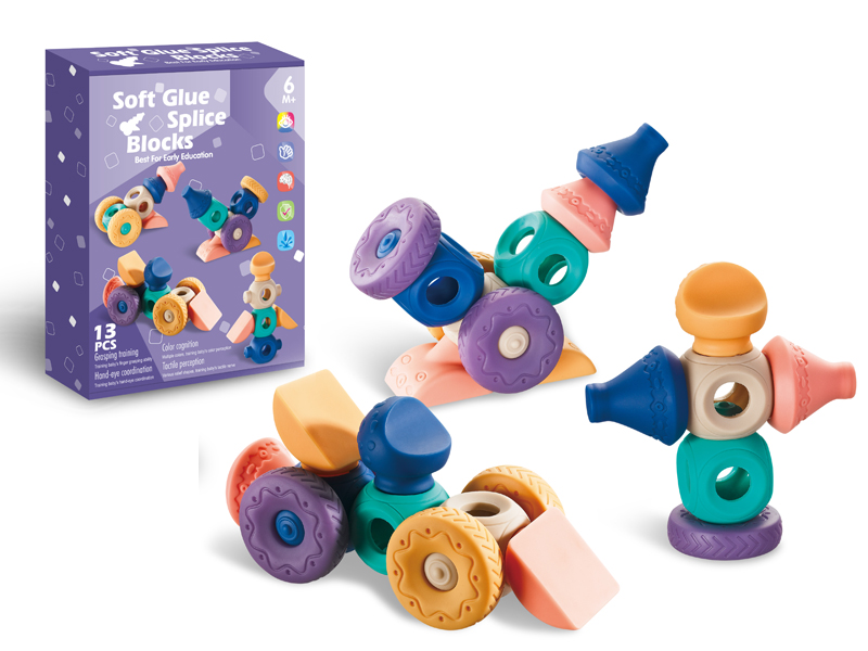 Soft Plastic Splicing Building Blocks