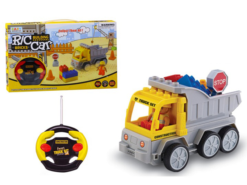 Building Blocks Engineering Truck Set(Remote Control/Dumper)13pcs