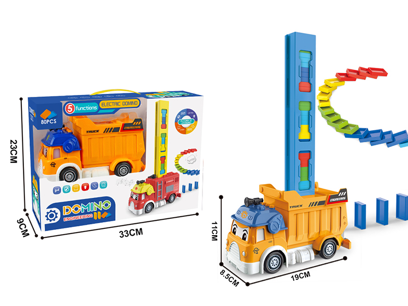 Storytelling Electric Domino Engineering Truck