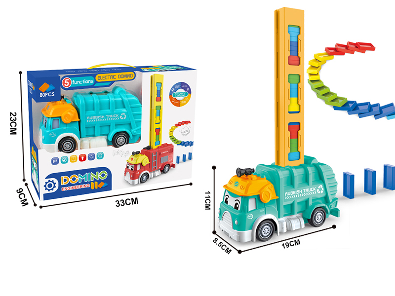 Storytelling Electric Domino Sanitation Truck