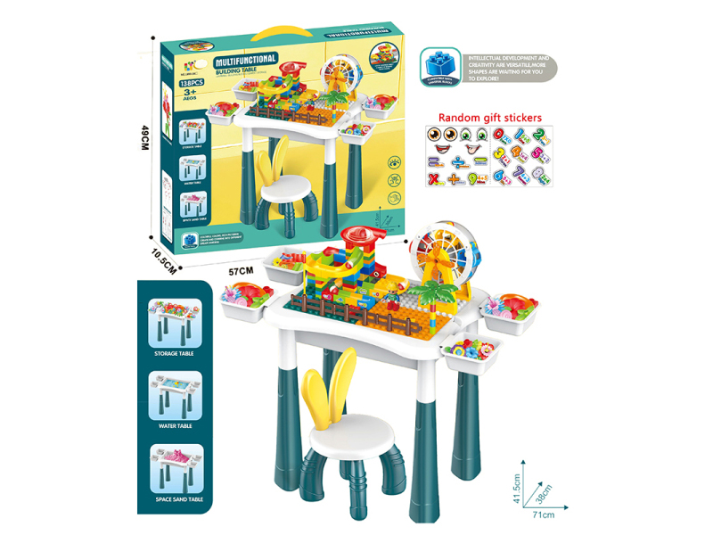 138PCS Ferris Wheel Slide Block Table
