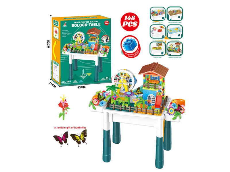 148PCS Villa Ferris Wheel Building Block Table