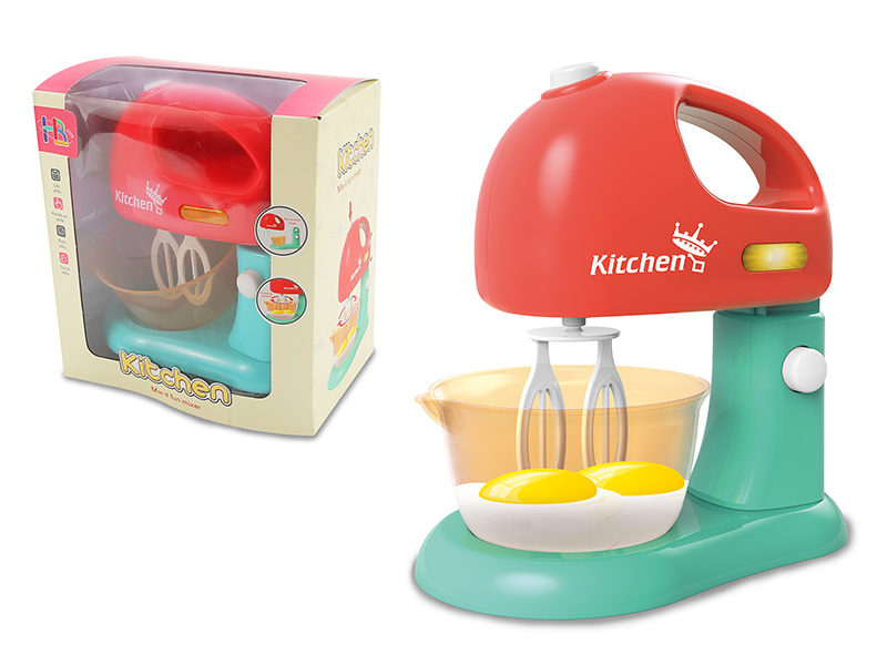 Kitchen Mixer With Light And Sound(Red)