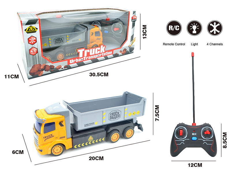 4 Channels Remote Control Engineering Truck