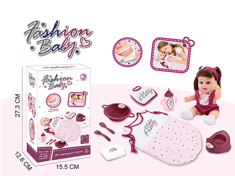 12 Inch Fully Enamelled Female Doll With Ic