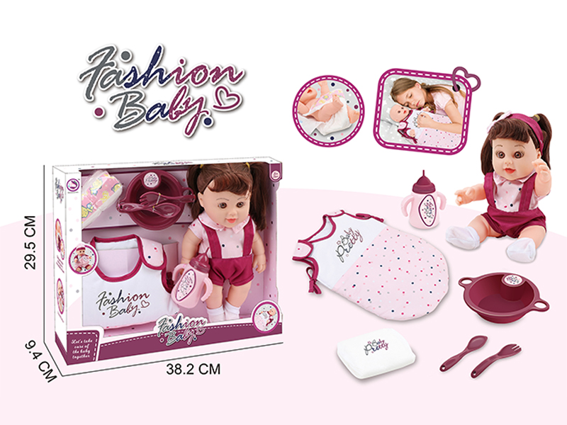 12 Inch Fully Enamelled Female Doll With Ic