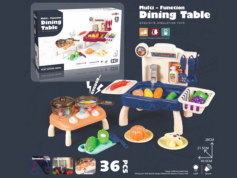 Multi-Functional Dining Table 36pcs