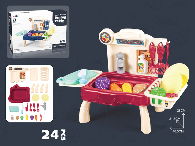Multi-Functional Dining Table 24pcs