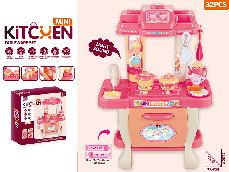 Mini Kitchen Tableware Set(32PCS)