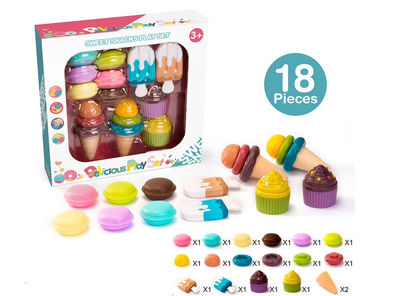 Sweet Snacks Play Set 18pcs