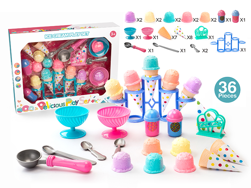 Ice Cream Play Set 36pcs