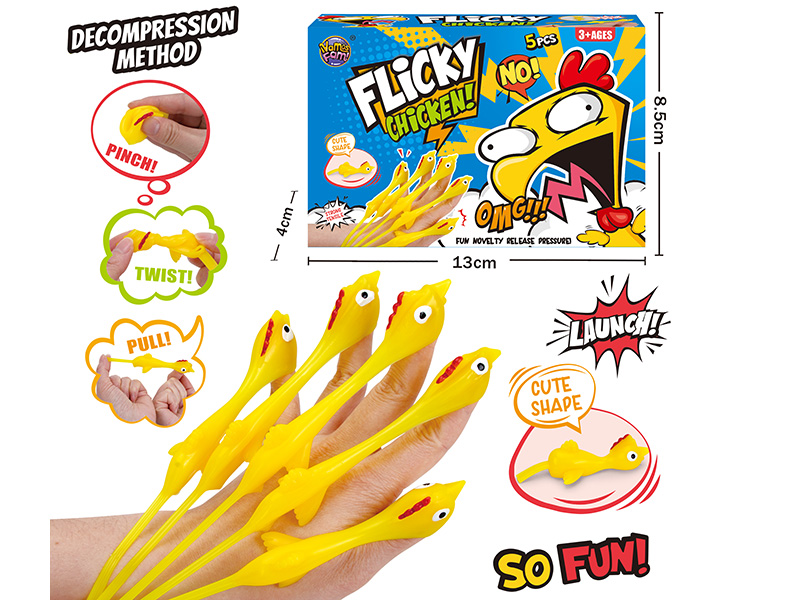 Decompression Ejection Chicken Toy