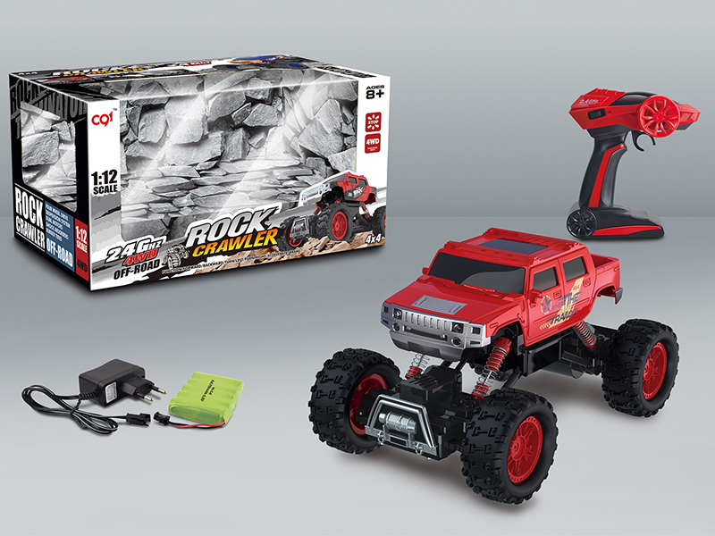 1:12 4WD Water Transfer Printing Hummer Remote Control Climbing Car With Light(2.4G)