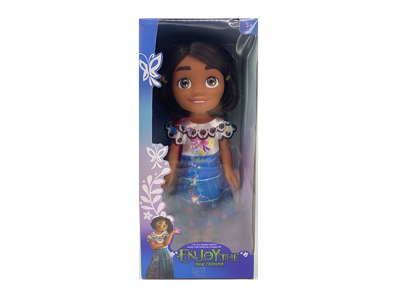 10 Inch 3D Eye Full Body Enamel Princess With Music