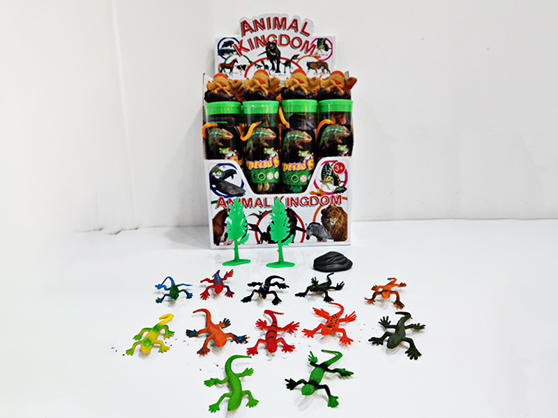 12 2-Inch Geckos + 3 Accessories
