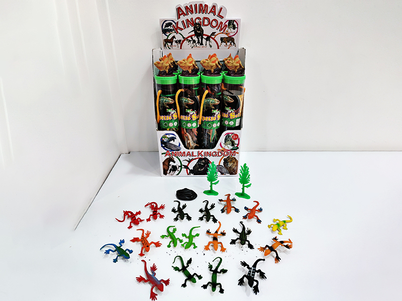 18 2-Inch Geckos + 3 Accessories