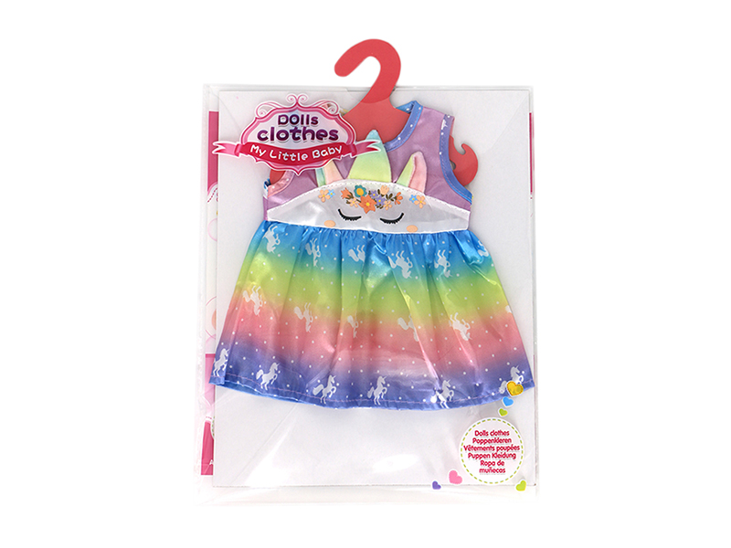 Doll Dress - Rainbow Angel Skirt