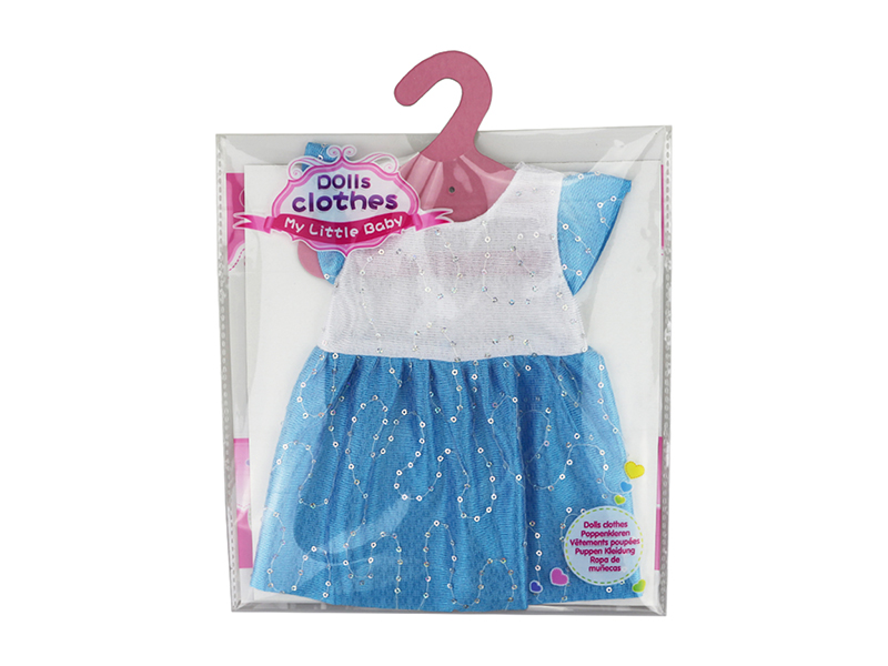 Doll Dress - Orchid Embroidered Skirt