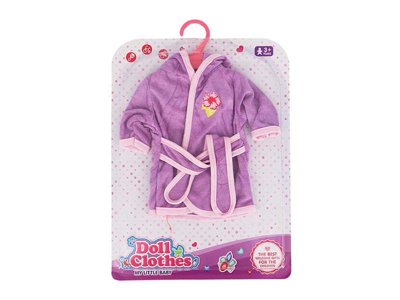 Doll Dress - Purple Nightgown