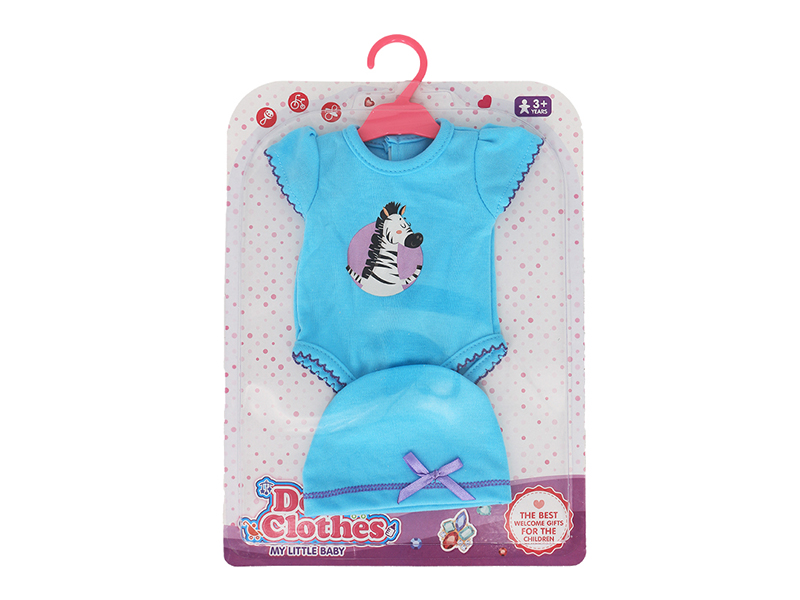 Doll Dress - Pink Orchid Tooth Couplet Bottom Coat (Including Hat)