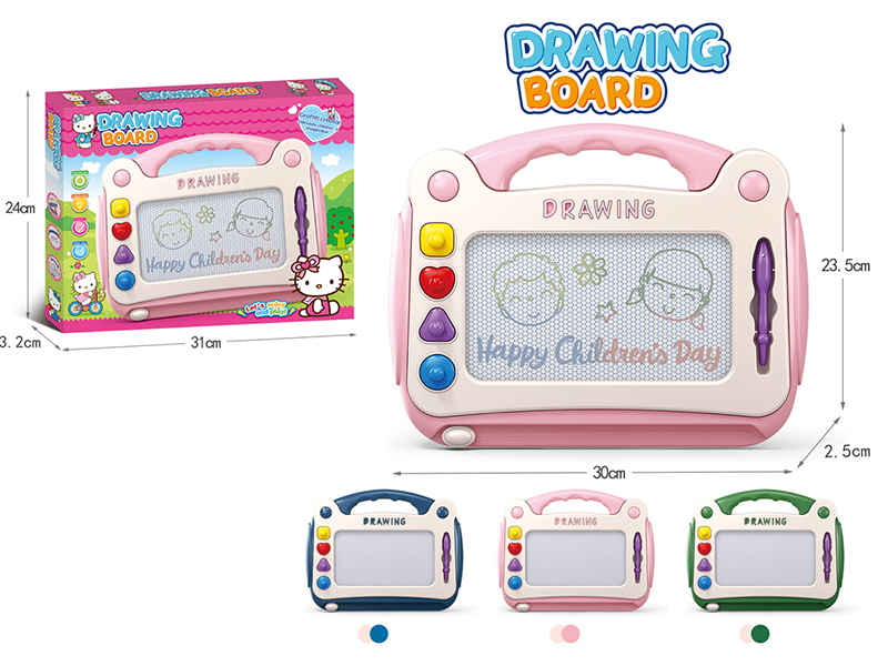 Hello Kitty Multicolor Magnetism Drawing Board