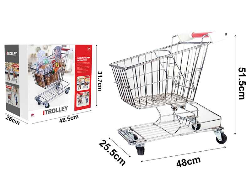 Stainless Steel Shopping Cart