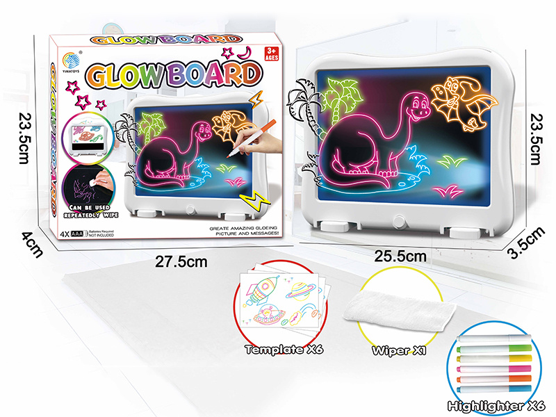 Fluorescent Drawing Board