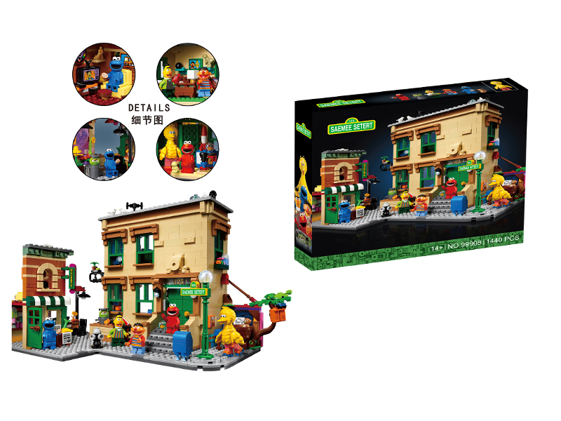 1440Pcs Sesame Street Building Block Set
