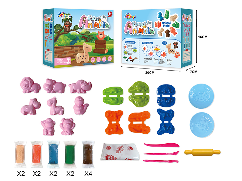 Animals Clay Set