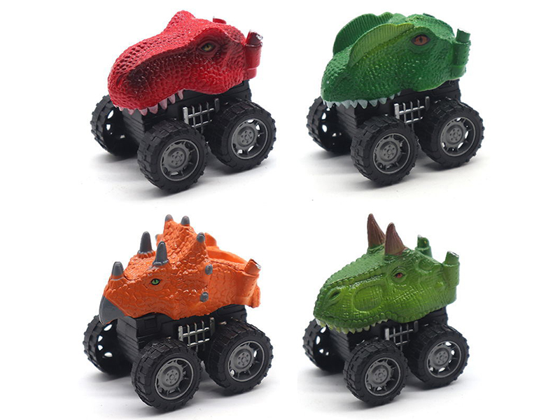 Animal Head Friction Car
