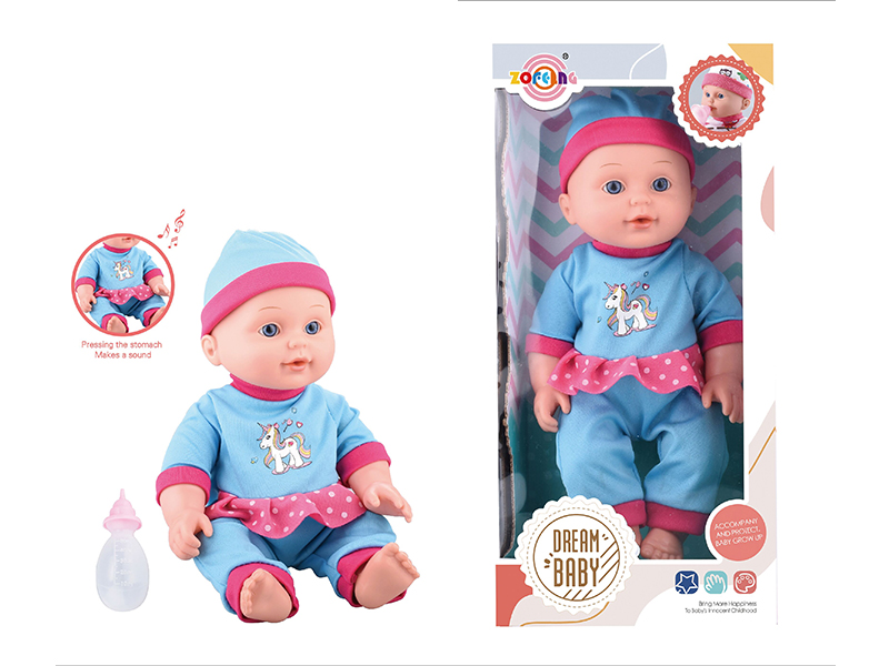 12 Inch Ic 6 Tone Doll + Bottle