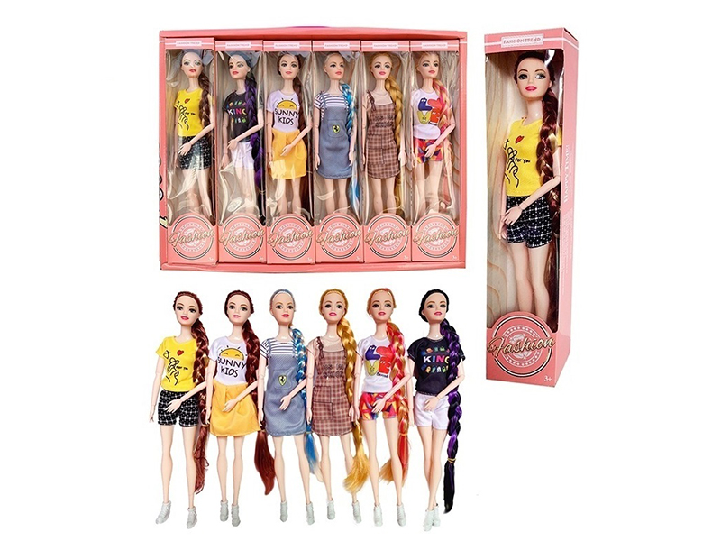 11.5 Inch 9 Joint Solid Couple Doll