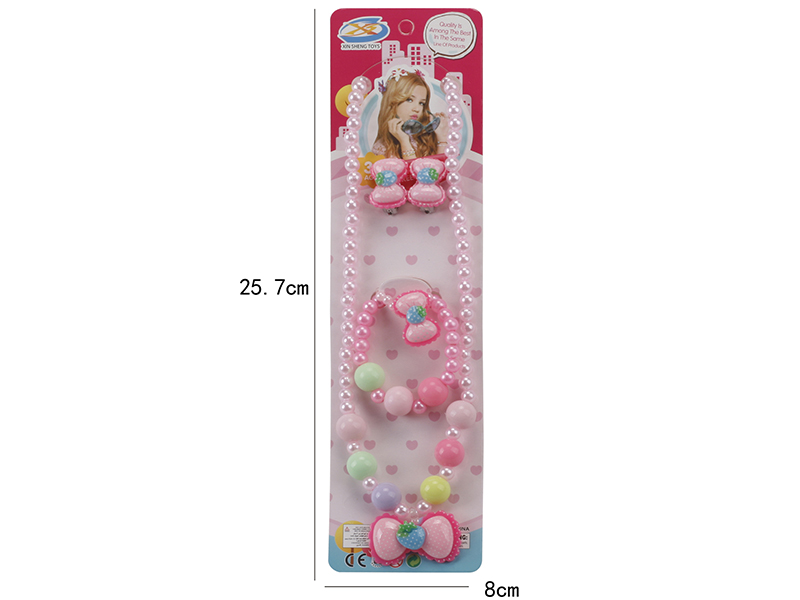 Girl Jewelry - Necklace/Hair Accessories 5PCS