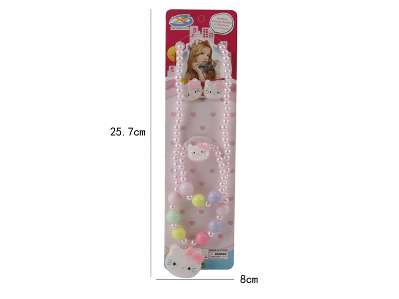 Girl Jewelry - Necklace/Hair Accessories 5PCS