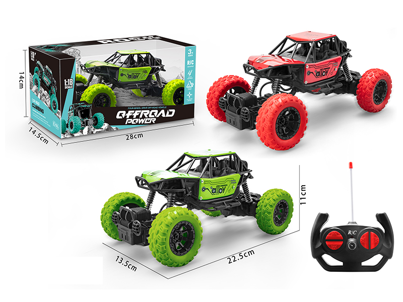 1:18 R/C 4CH Alloy Climbing Car With Light