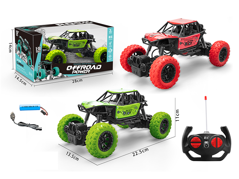 1:18 R/C 4CH Alloy Climbing Car With Light